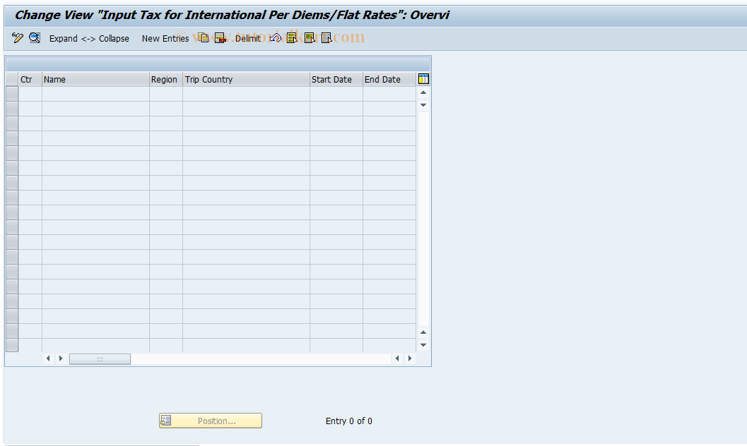 SAP TCode S_AHR_61009532 - IMG Activity: SIMG_OHR0064