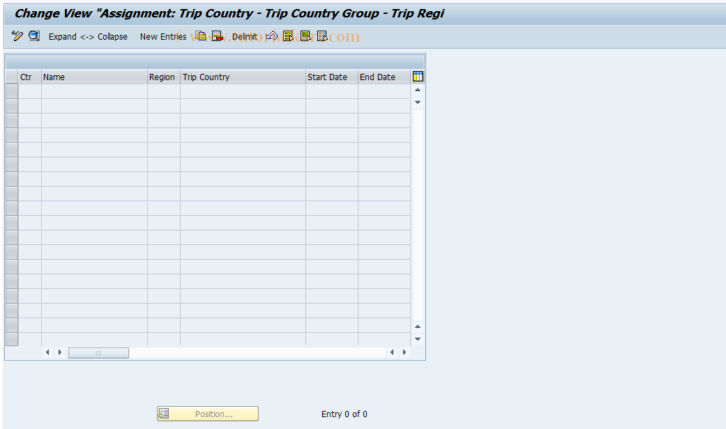 SAP TCode S_AHR_61009793 - IMG Activity: SIMG_OHR0032