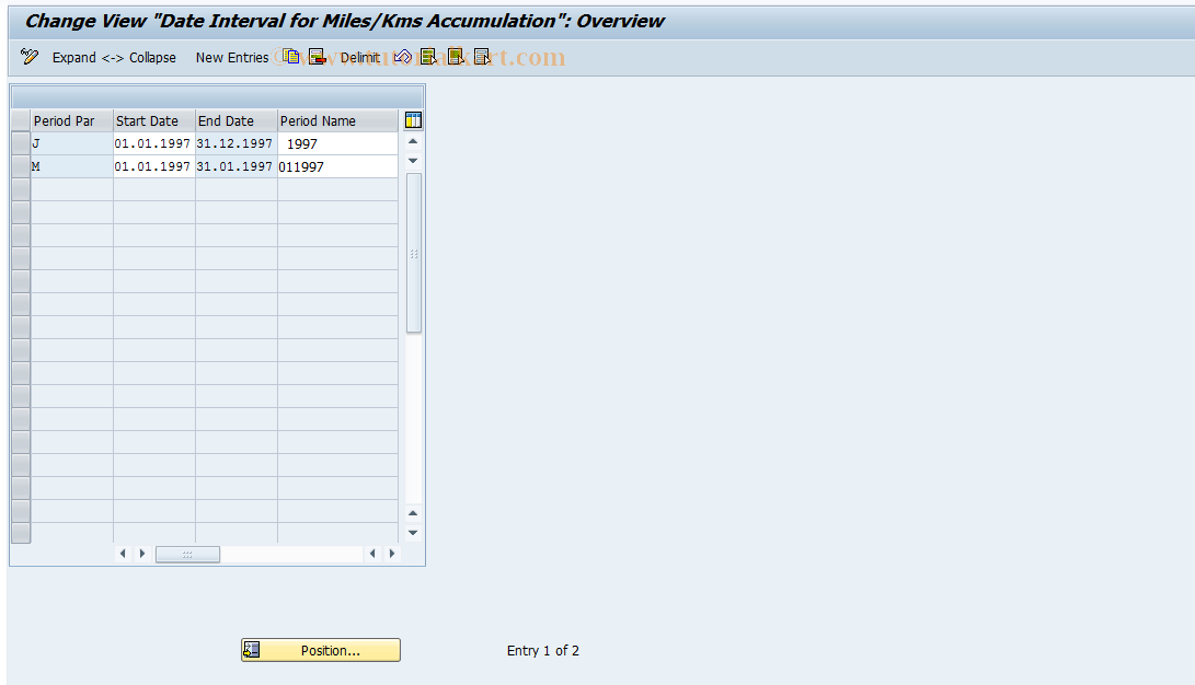 SAP TCode S_AHR_61010003 - IMG Activity: SIMG_OHR0045