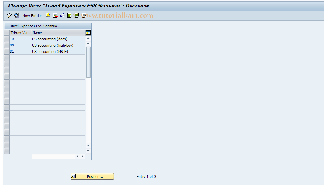 SAP TCode S_AHR_61010047 - IMG Activity: SIMG_OHR_IAC_003