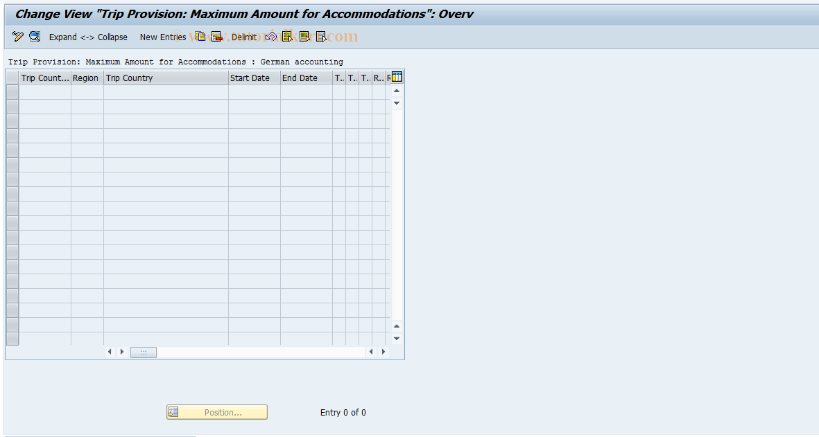 SAP TCode S_AHR_61010055 - IMG Activity: SIMG_OHR_V_706U_B