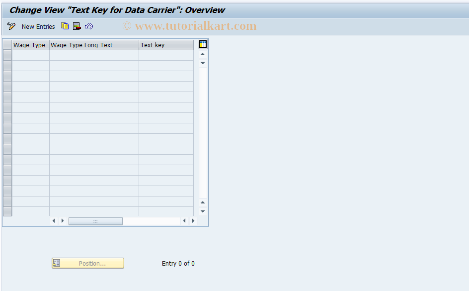 SAP TCode S_AHR_61010119 - IMG Activity: SIMG_OHR0263