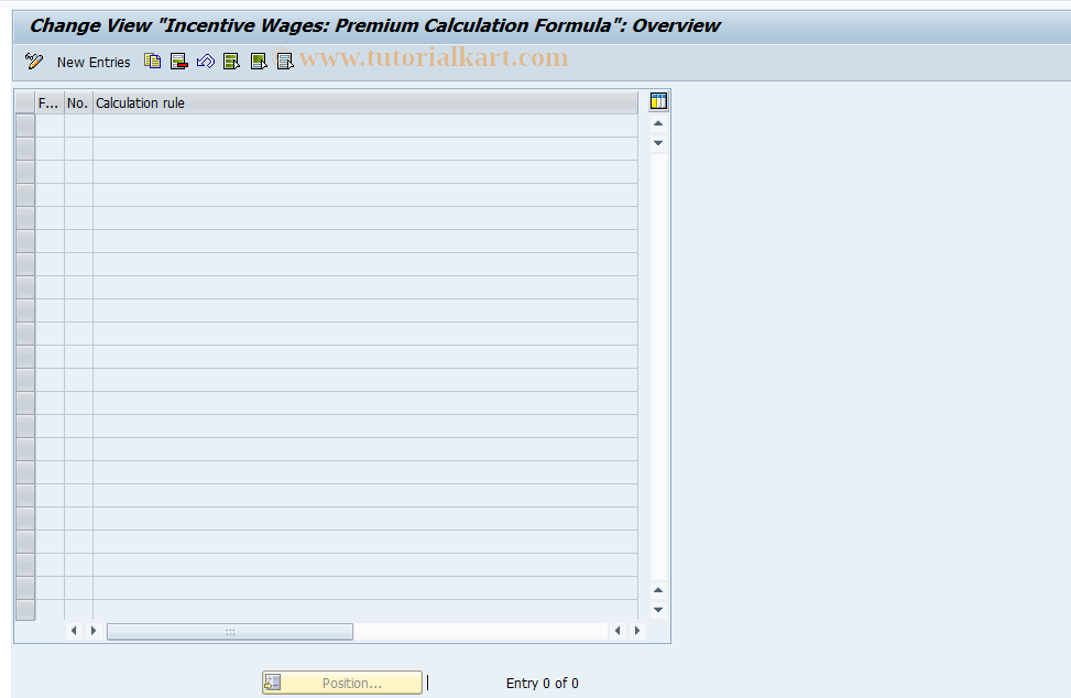 SAP TCode S_AHR_61010129 - IMG Activity: OHL027