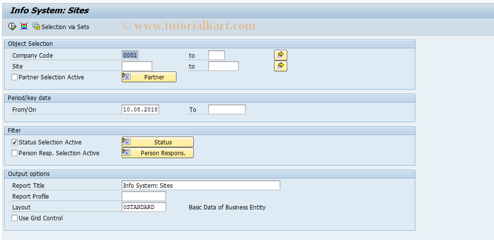 SAP TCode S_ALN_01001279 - Info System: Business Entities