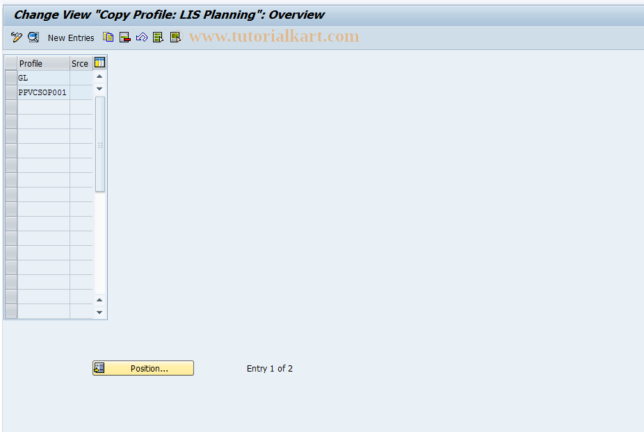 SAP TCode S_ALR_87001849 - IMG Activity: SIMG_CFMENUOLPAEXIT1