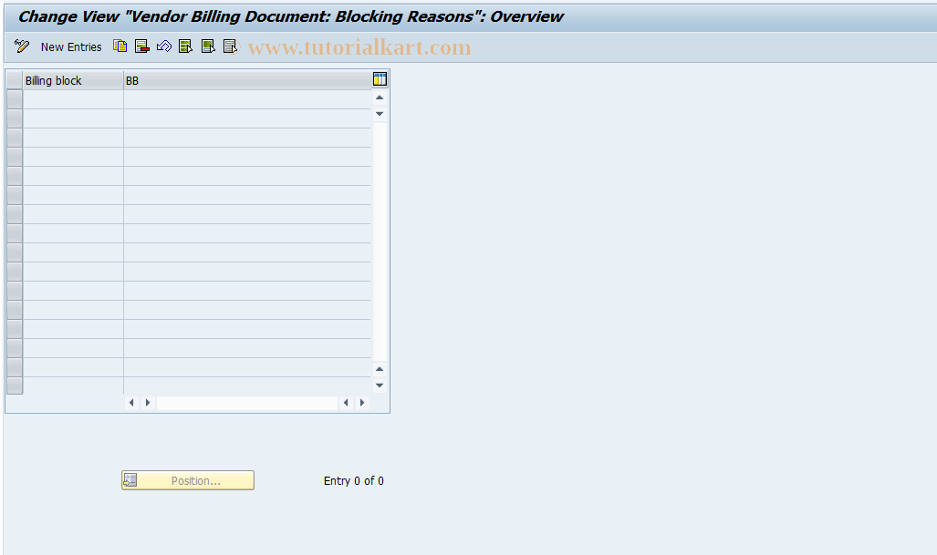 SAP TCode S_ALR_87001954 - IMG Activity: W_WLFA_0006