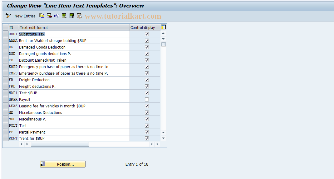 SAP TCode S_ALR_87002358 - IMG Activity: SIMG_CFMENUOLMROB56