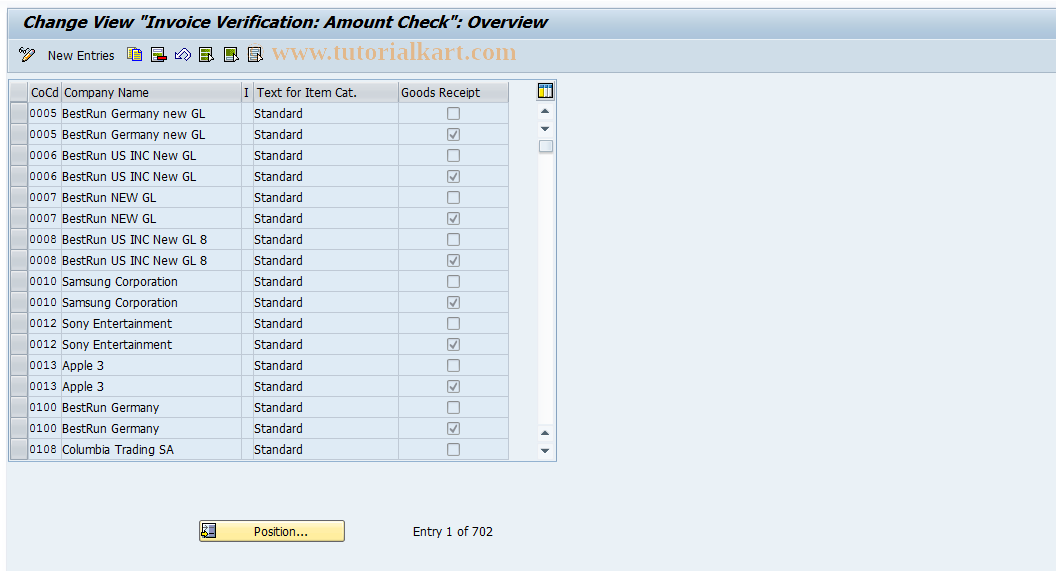 SAP TCode S_ALR_87002420 - IMG Activity: SIMG_CFMENUOLMROMRI