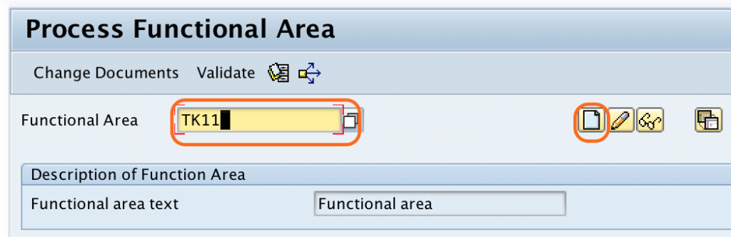 Sap Functional Area Example