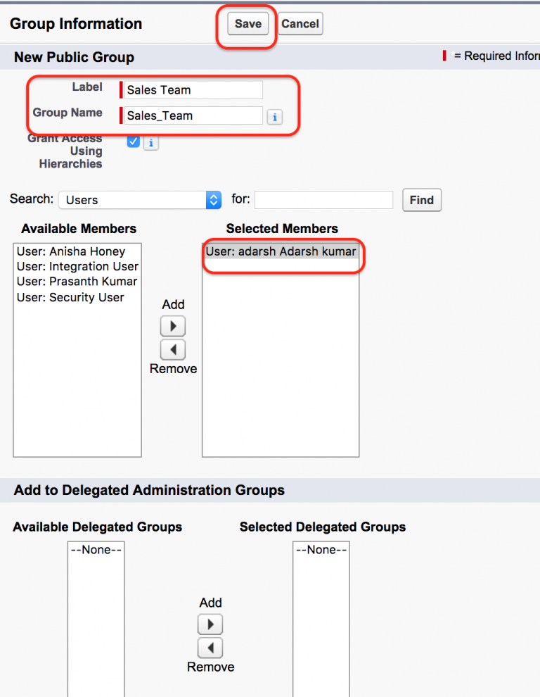 salesforce public group assignment object