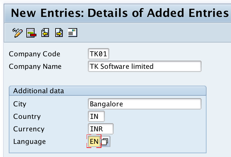 company code assignment in sap tcode