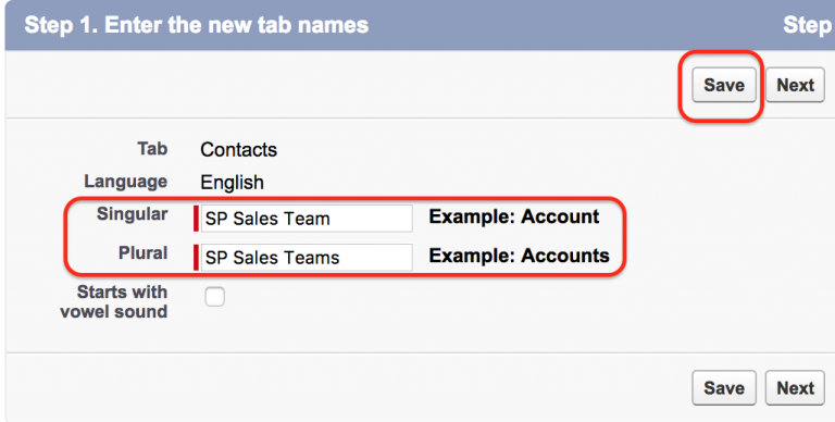 How To Rename Standard Object In Salesforce