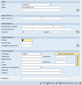 How To Create Or Define Company Code In SAP SAP Tutorials   SAP Company Code Adress Details 288x300 