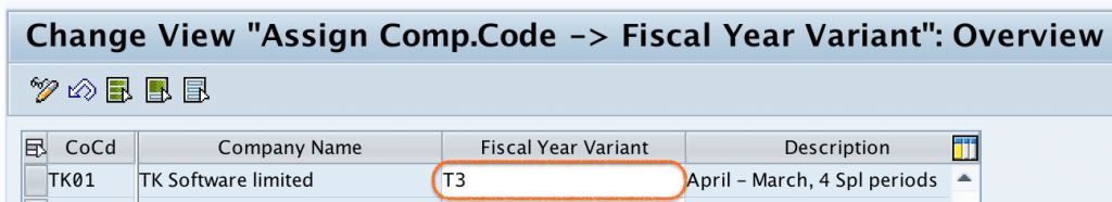 Assign Company Code To Fiscal Year Variant In SAP