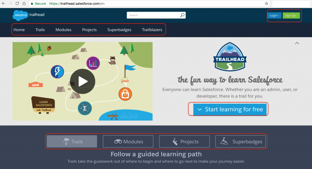 Salesforce Trailhead