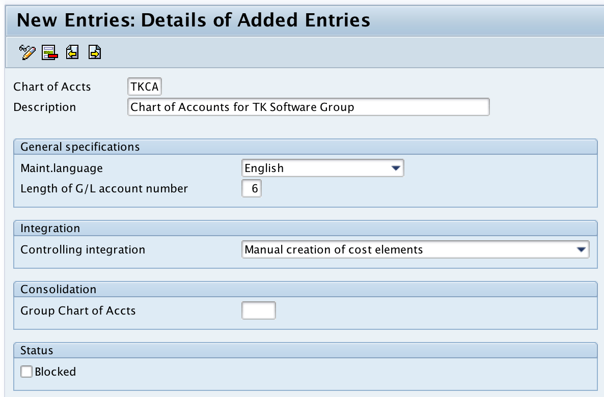 account assignment technical name in sap