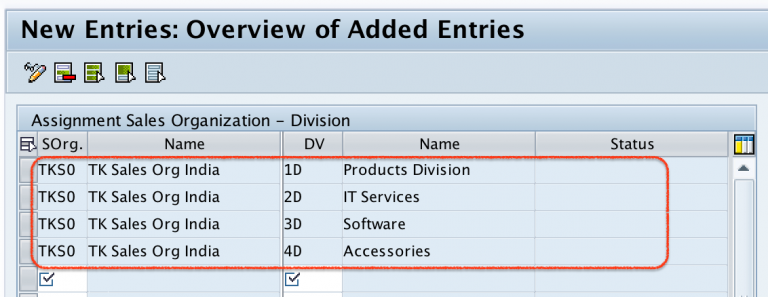 assignment in sap means