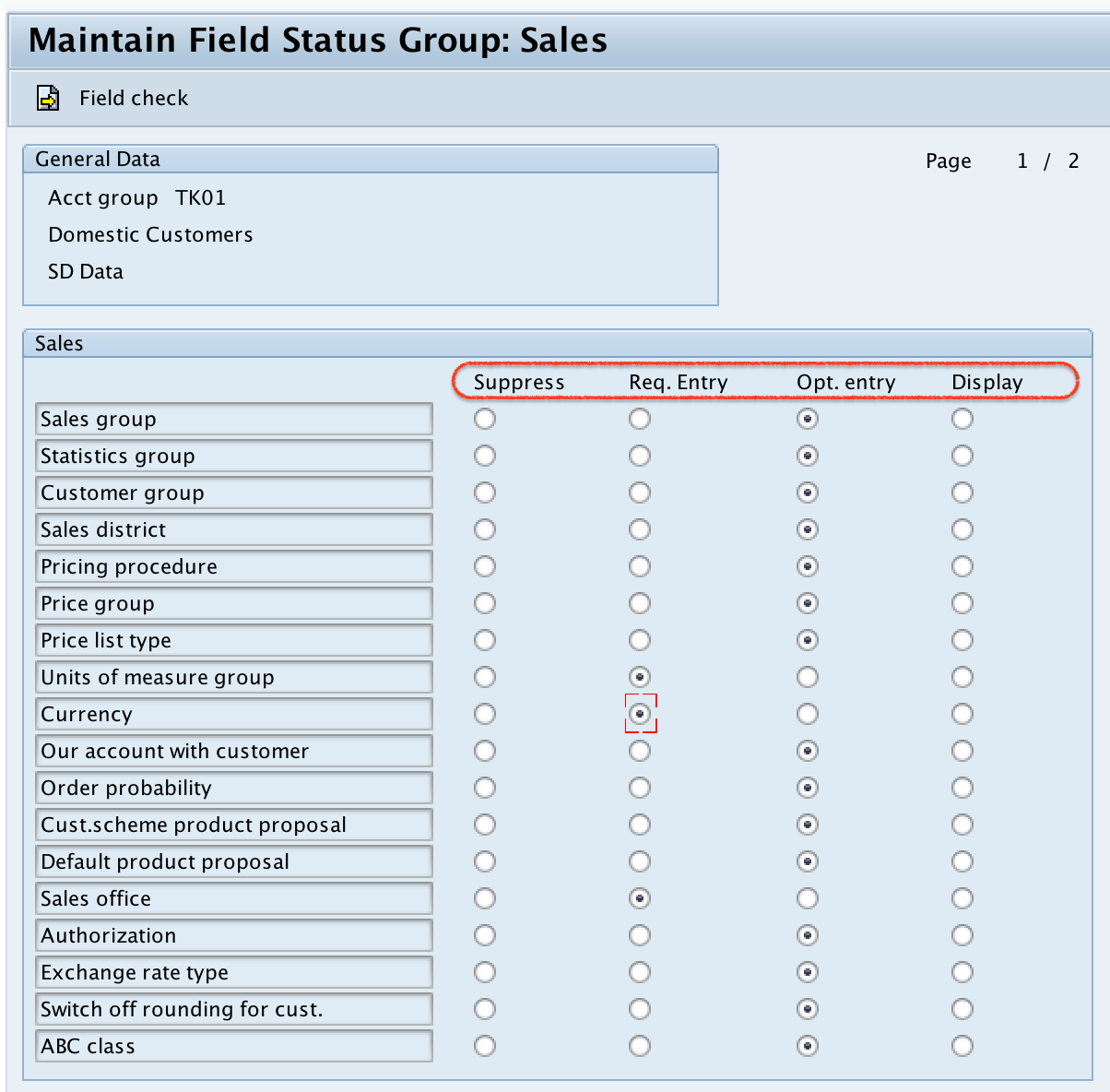 Customer Account Groups In SAP FICO