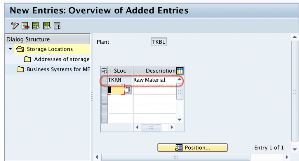 what is storage location assignment