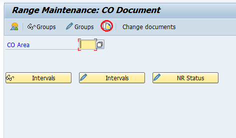 SAP Range Maintenance Co document