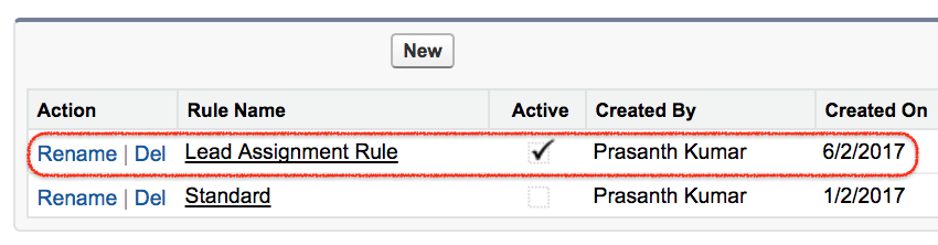 how to retrieve assignment rules in salesforce