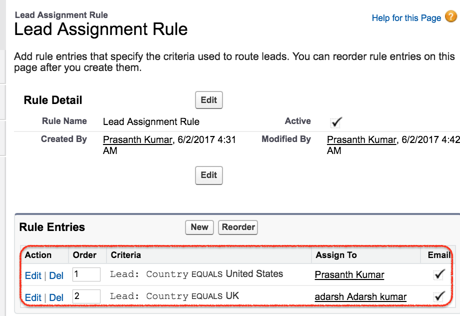 auto assignment rules in salesforce