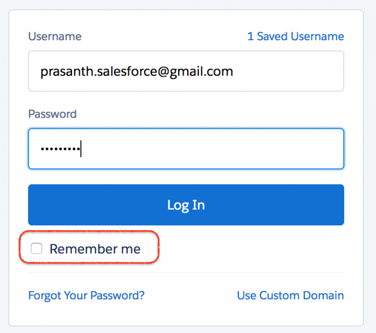 Enable caching and on SFDC login page