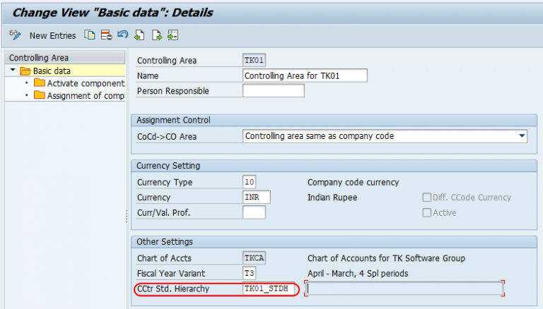 define-standard-cost-center-hierarchy-for-controlling-area-in-sap