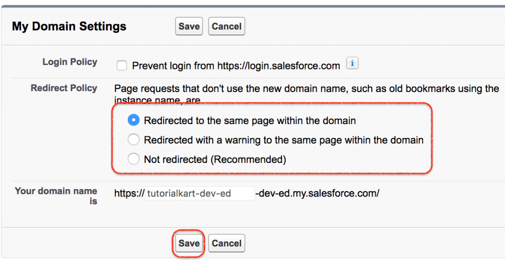 How to create Salesforce Custom domain | Salesforce my domain