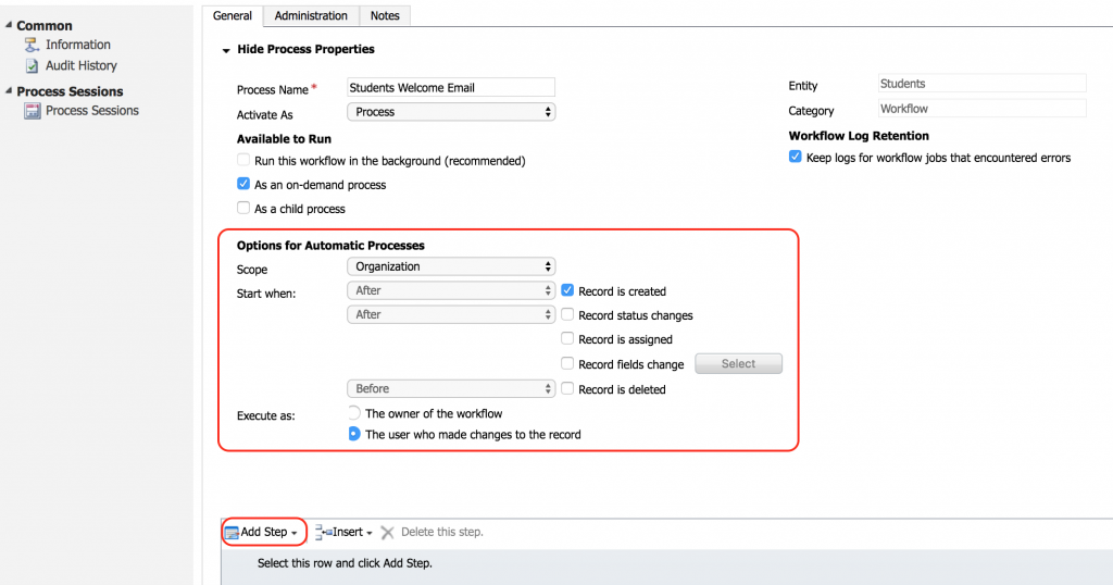 Defining the scope in Dynamics 365