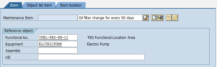 SAP PM Create Single Cycle Maintenance Plan In SAP TutorialKart