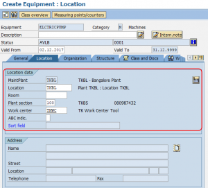 SAP PM - How to Create Equipment in SAP