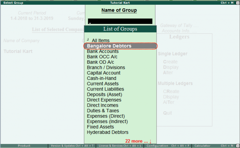 How To Create Ledgers In Tally Multiple Ledgers