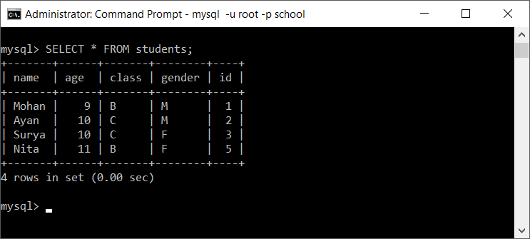 How To Delete Single Or Specific Row In MySQL Table 