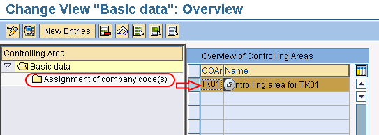 sap company code controlling area assignment