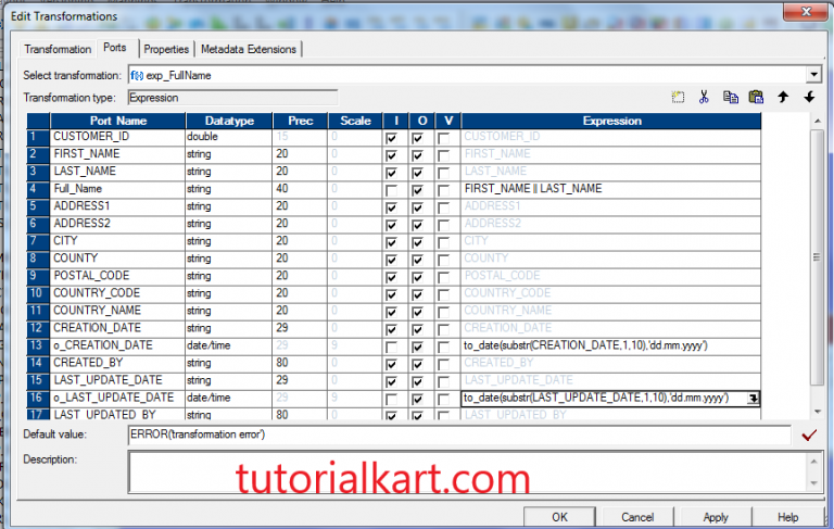 Sorter Transformation In Informatica 9229