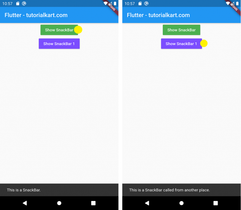 flutter scaffold key