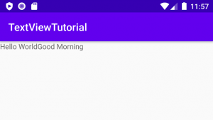 Android TextView - Tutorial & Examples