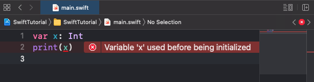 Swift - Variable used before being initialized