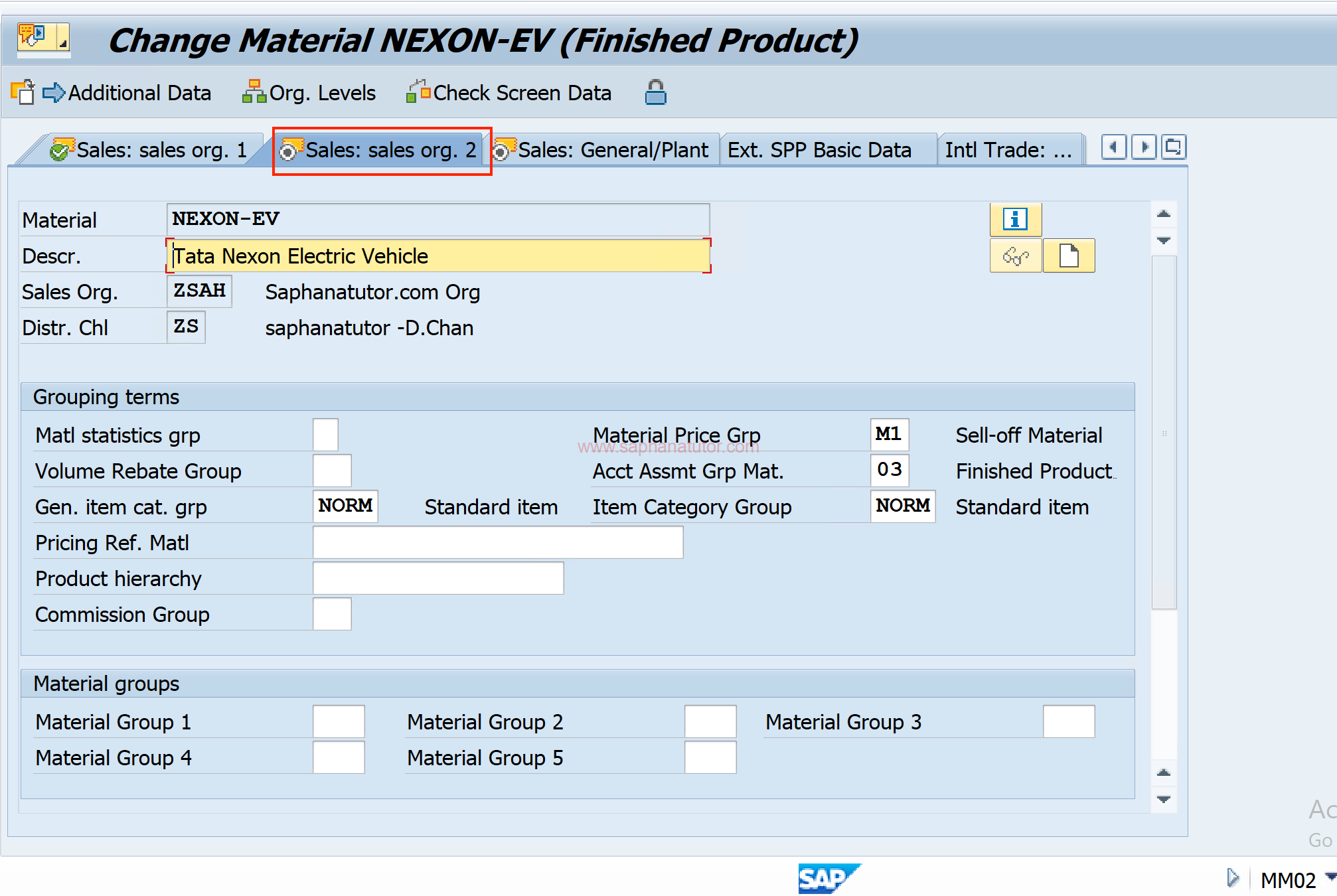 material master in SAP MM Module