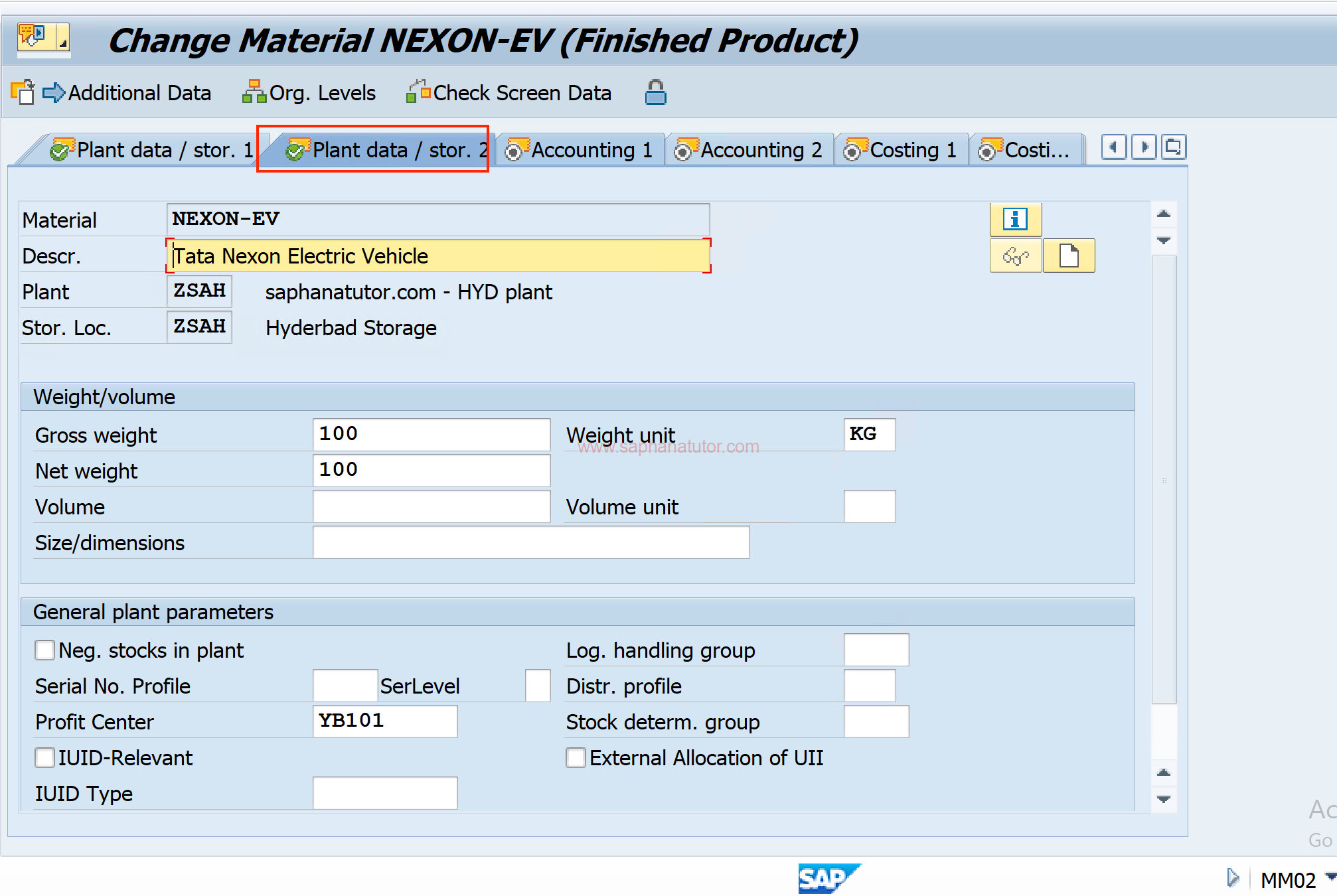 Material Master in SAP : Creating a Material in SAP MM Module