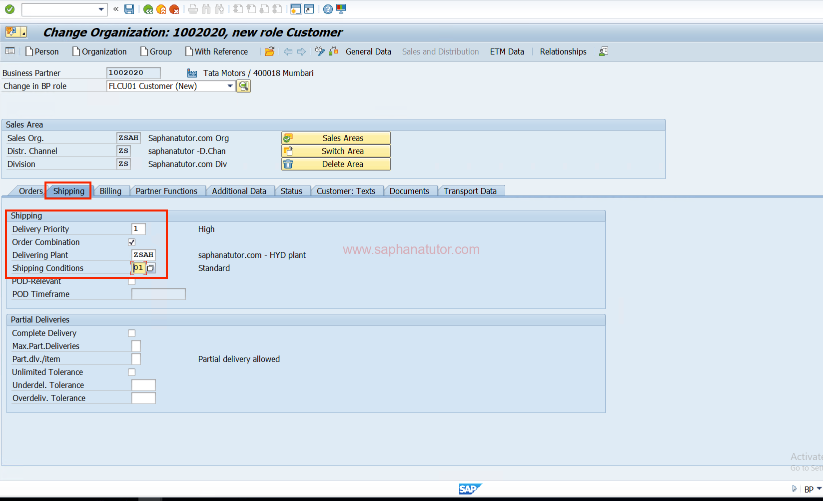 How to create a Business Partner in S/4 Hana | saphanatutor.com