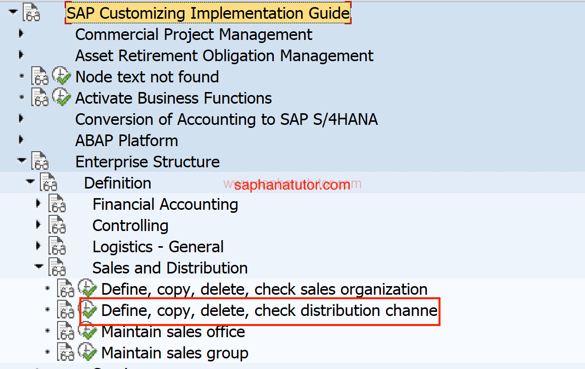 Configuring new Distribution channel in SAP SD