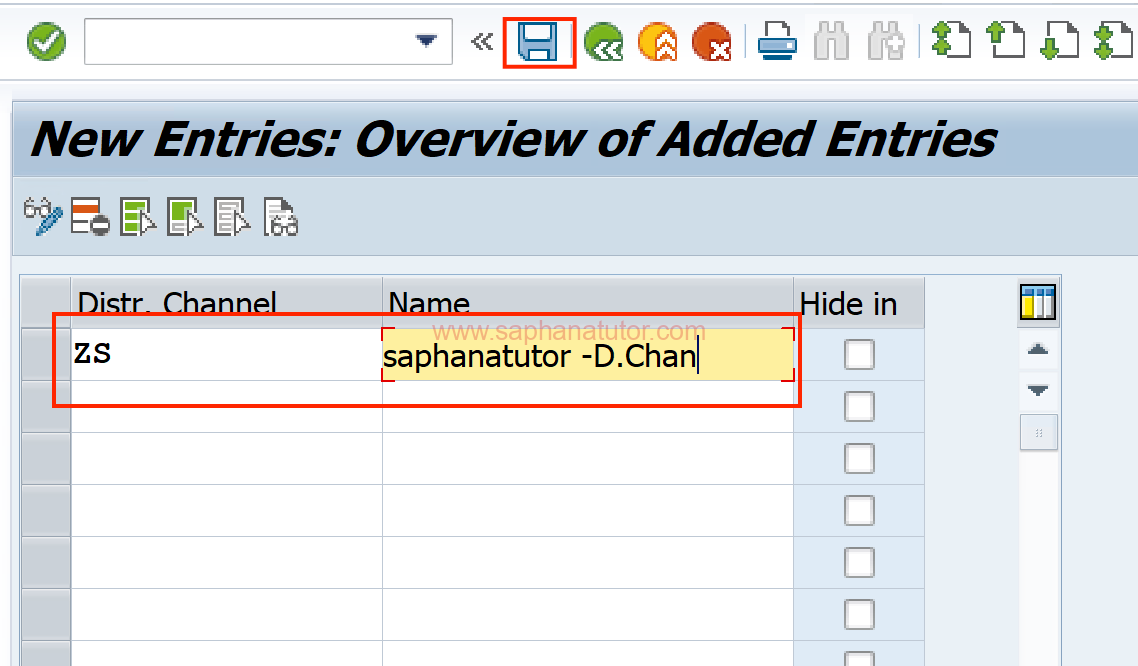 Configuring new Distribution channel in SAP SD