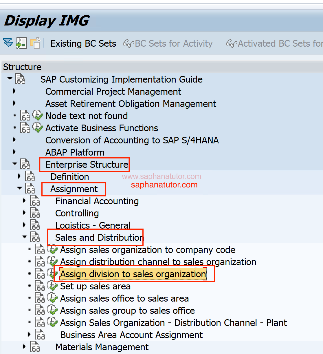 Assigning Division to Sales Organisation (OVXA)