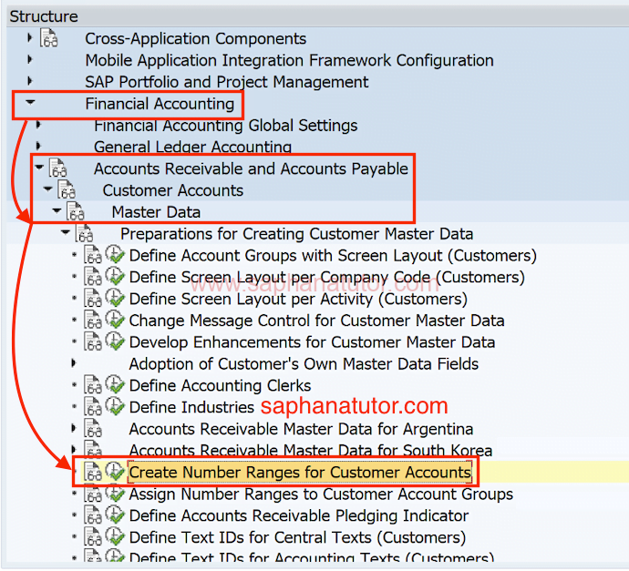 Defining Number Ranges for Customer Account Group | XDN1