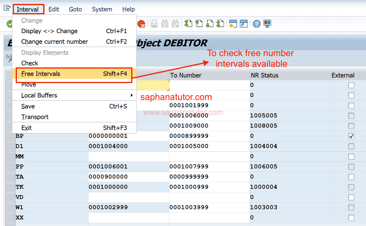 Defining Number Ranges for Customer Account Group | XDN1