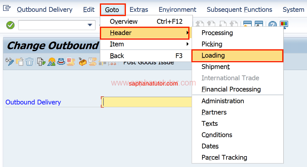 Understanding Loading Points in SAP