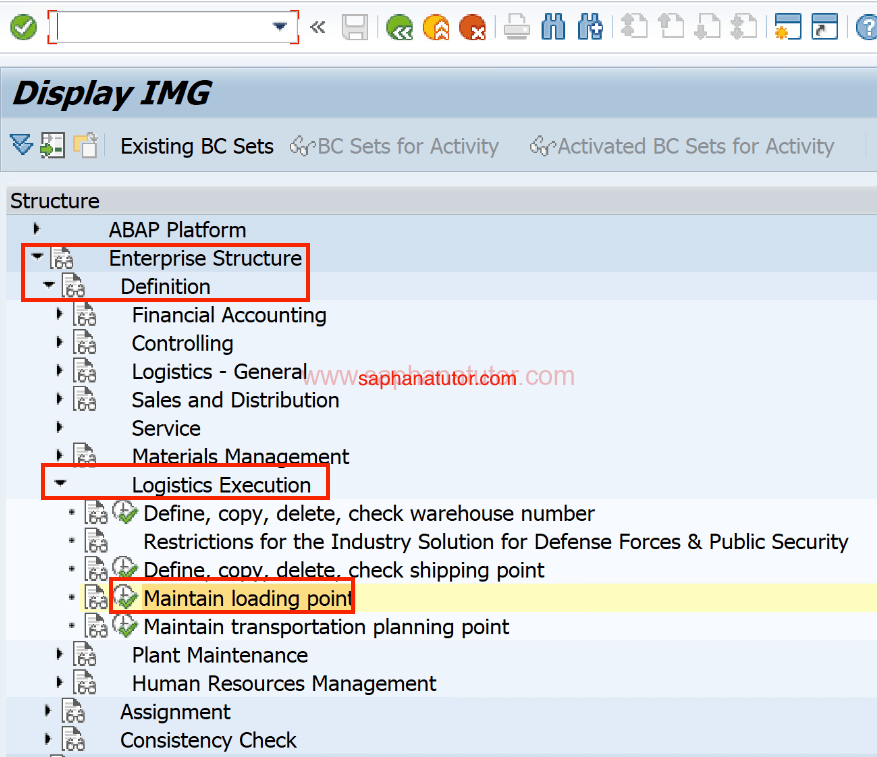 Understanding Loading Points in SAP