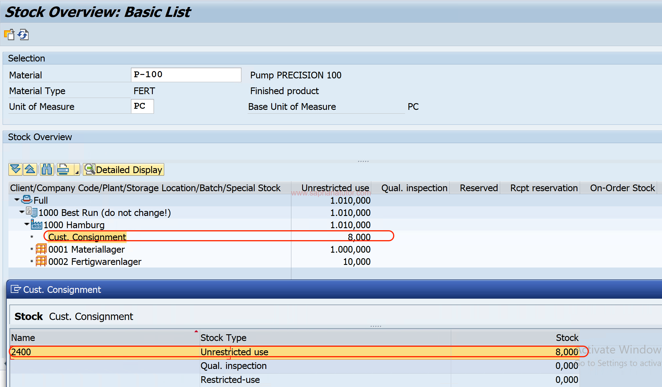 Consignment Issue – Order Processing